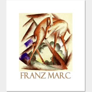 Deer by Franz Marc Posters and Art